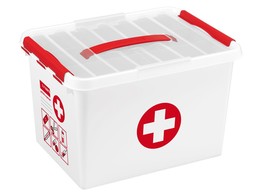 SUNWARE Q-line first aid box met inzet 22l