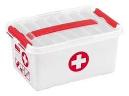 SUNWARE Q-line first aid box met inzet 6l