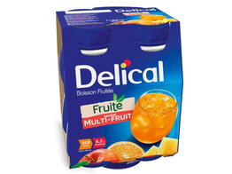 Delical Fruitdrank  200ml   4st  Multivruchten