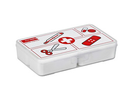 SUNWARE Q-line first aid pill box assortimentsdoos