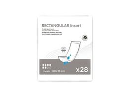 Rectangular Insert Maxi Plus 15cm x 60cm zonder plastiek  28st 